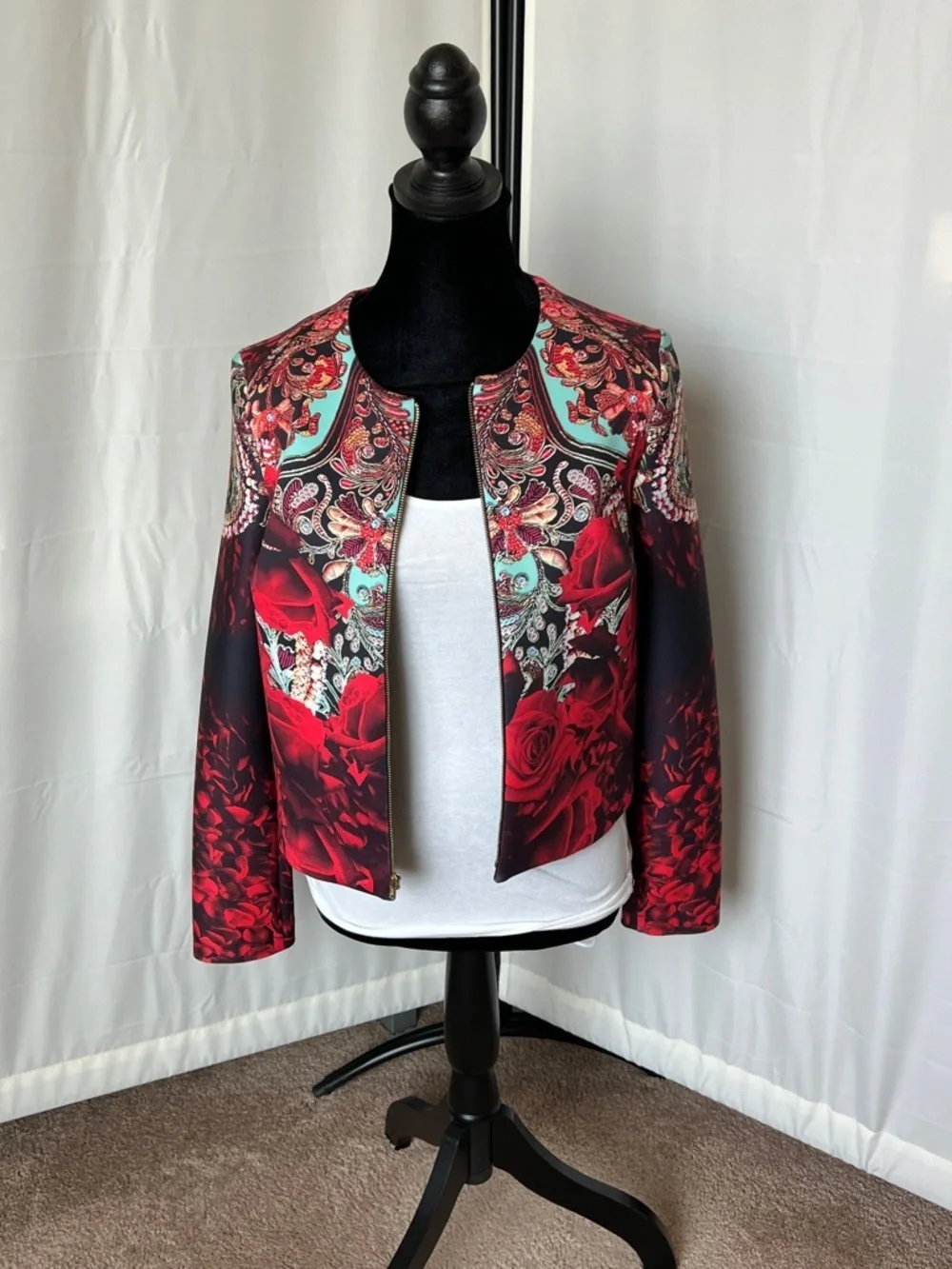 Clover Canyon Floral Neoprene Jacket